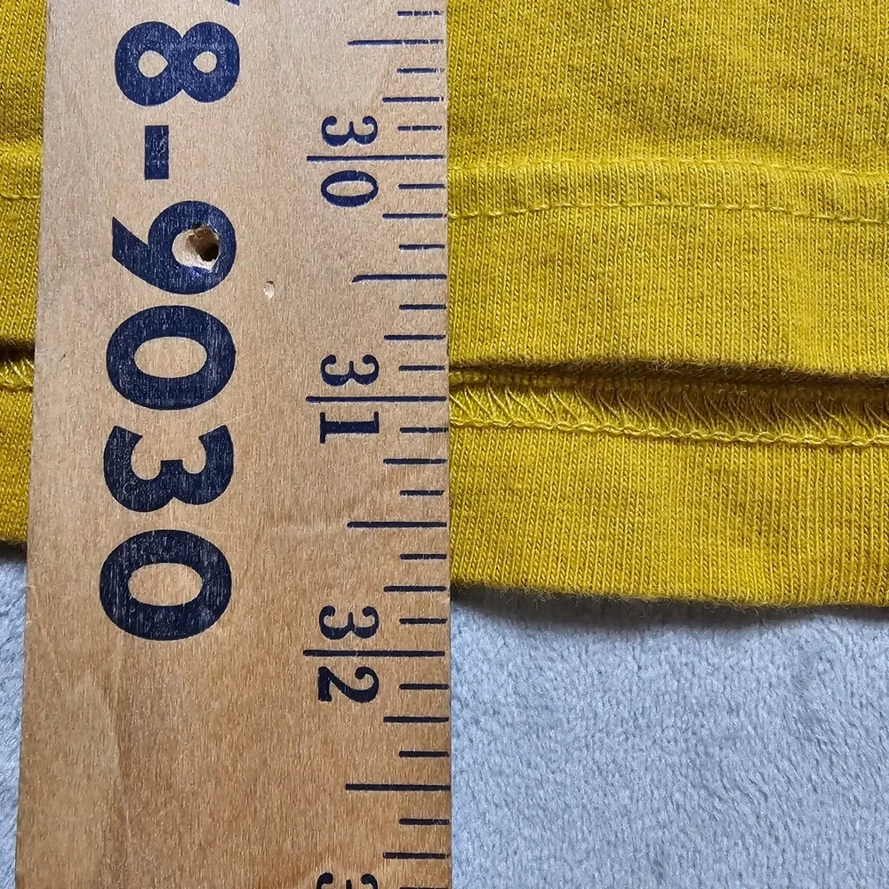 Duluth Trading Co Mens 2XL‎ Yellow Short Sleeve Crew Neck Workwear T-Shirt